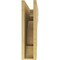 Ekena Millwork 5"W x 20"D x 20"H Thin New Brighton Rough Cedar Woodgrain TimberThane Corbel, Primed Tan CORUR05X20X20NEBRCPR - alternate 3